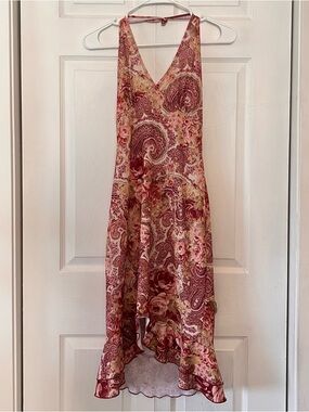 Per Seption Multi-Pattern Midi Dress